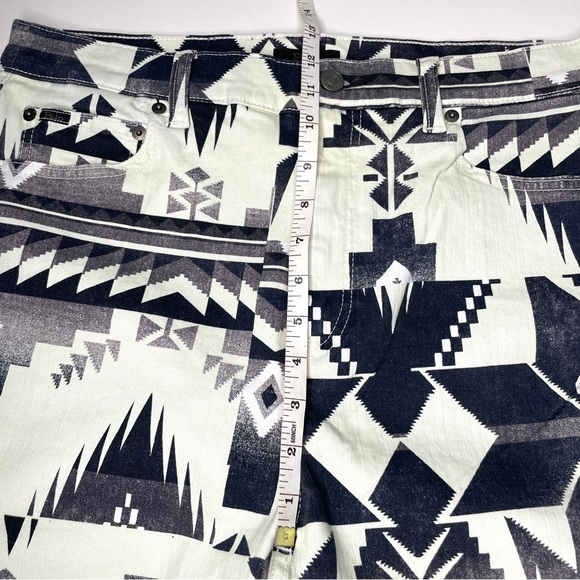 Polo Ralph Lauren Tompkins Skinny Aztec Navajo Print Jeans 31 - Picture 11 of 12